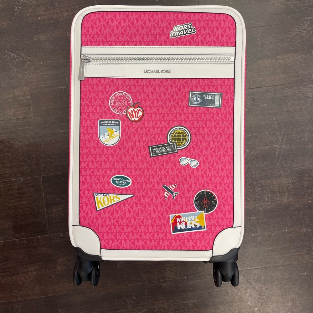 Michael Kors Pink Travel Suitcase